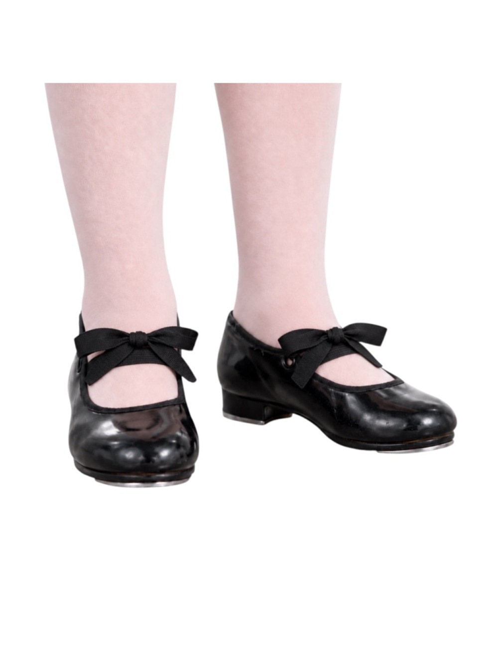 Girls Capezio Black Tap Shoes Size 11